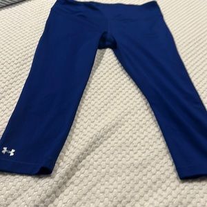 Under Armour legging capris royal blue